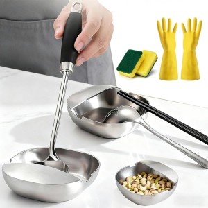 304 Stainless Steel Spoon Rest & Multipu...