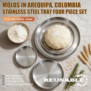 Molde para Arepas Colombianas Stainless Steel – 4 Sizes (5.5