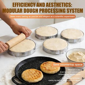 Molde para Arepas Colombianas Stainless Steel – 4 Sizes (5.5