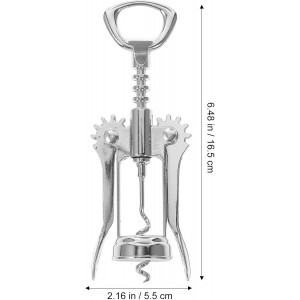 Multifunctional Handheld Bottle Opener for Home and Party Use, Metal Lever Corkscrew Wine Bottle Opener