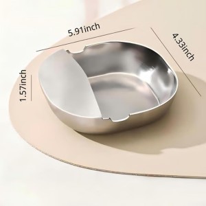 Stainless Steel Spoon Rest – Rust-Proof, Drip-Catching & Space-Saving Kitchen Must-Have, Spoon Rest for Kitchen Counter, 304 Stainless Steel Spoon Rest & Multipurpose Kitchen Utensil Holder (2pcs)