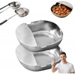 Stainless Steel Spoon Rest – Rust-Proof, Drip-Catching & Space-Saving Kitchen Must-Have, Spoon Rest for Kitchen Counter, 304 Stainless Steel Spoon Rest & Multipurpose Kitchen Utensil Holder (2pcs)