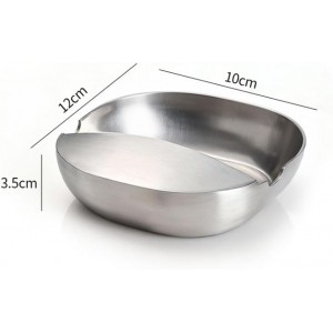 304 Stainless Steel Spoon Rest & Multipurpose Kitchen Utensil Holder, Spoon Rest Stainless Steel, Heavy Duty Self standing Large Utensil Rest Holder for Ladles, Non-Slip Tray, Easy Clean (3PCS)