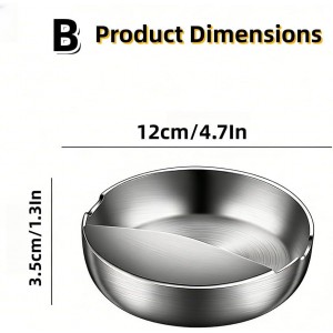 304 Thickened Stainless Steel Spoon Rest & Multipurpose Kitchen Utensil Holder, Self-Standing Ladle Holder with Stable Base for Spatulas and Spoons Premuim Food Grade Material (A-1Pcs-Thickened)