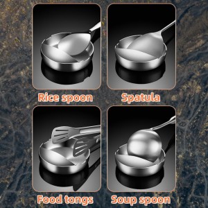 304 Thickened Stainless Steel Spoon Rest & Multipurpose Kitchen Utensil Holder, Self-Standing Ladle Holder with Stable Base for Spatulas and Spoons Premuim Food Grade Material (A-1Pcs-Thickened)