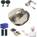 2026 New 304 Stainless Steel Spoon Rest & Multipurpose Kitchen Utensil Holder,Self-Standing Ladle Holder With Stable Base For Stove Top & Kitchen Counter, Heat Resistant & Dishwasher Safe (1pcs)