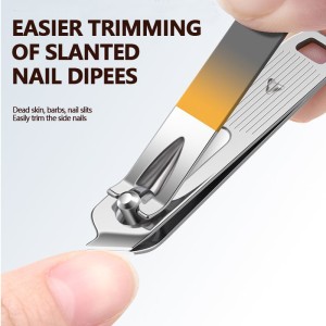 Nail Clippers Set 7 Pieces Stainless Steel Professional Grooming Kits, Fingernail and Toenail Clipper Cutters with Luxurious Travel Case Nail Care Tools Manicure Pedicure Kit