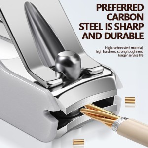 Nail Clippers Set 7 Pieces Stainless Steel Professional Grooming Kits, Fingernail and Toenail Clipper Cutters with Luxurious Travel Case Nail Care Tools Manicure Pedicure Kit