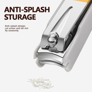 Nail Clippers Set 7 Pieces Stainless Steel Professional Grooming Kits, Fingernail and Toenail Clipper Cutters with Luxurious Travel Case Nail Care Tools Manicure Pedicure Kit