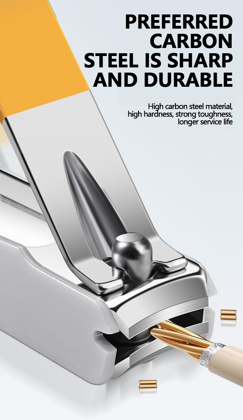 Nail Clippers Set 7 Pieces Stainless Steel Professional Grooming Kits, Fingernail and Toenail Clipper Cutters with Luxurious Travel Case Nail Care Tools Manicure Pedicure Kit