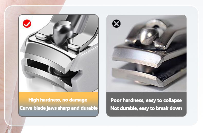 Nail Clippers Set 7 Pieces Stainless Steel Professional Grooming Kits, Fingernail and Toenail Clipper Cutters with Luxurious Travel Case Nail Care Tools Manicure Pedicure Kit