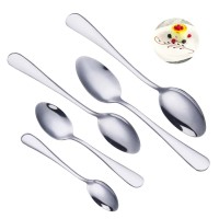 Stainless Steel Food Grade Table Spoon Dessert Coffee Salad Spoon Steak Knife Dinner Fork Tea Spoon Wholesale