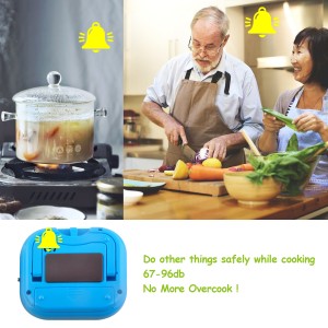 Multi-Function Electronic Timer - Magnetic Digital Timers Big LCD Display The Loud/Silent Switch Countdown Timer Extensively Use in Break Time, Cooking,Gym, Meeting, Classroom