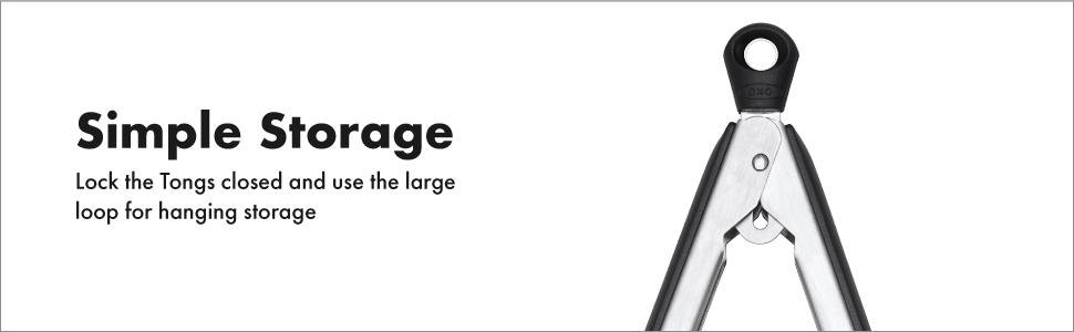 OXO Good Grips 12-Inch Stainless-Steel Locking Tongs