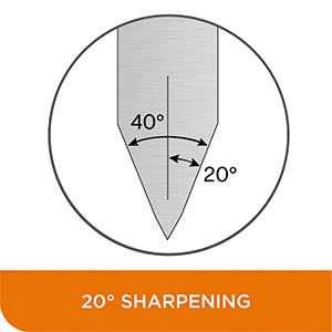 Chef'sChoice Professional Electric Knife Sharpeners With 100-Percent Diamond Abrasives And Precision Angle Guides For 20-Degree Straight-Edge and Serrated Knives, 3-Stage, White
