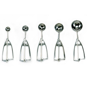Norpro stainless steel scoop, 56MM (4 Tablespoons), As Shown