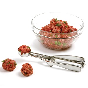 Norpro stainless steel scoop, 56MM (4 Tablespoons), As Shown