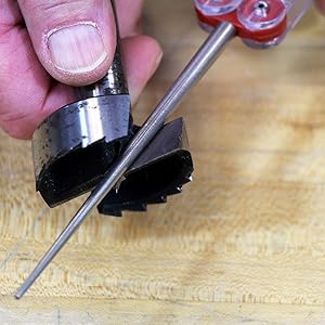 Diamond Machining Technology (DMT) Diafold Serrated Diamond Knife Sharpener, Fine (FSKF), 4