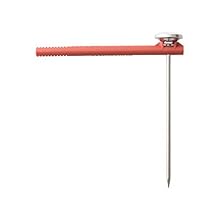 Taylor Instant Read Analog Meat Food Grill BBQ Cooking Kitchen Thermometer with Red Pocket Sleeve for Calibration, 1 inch dial, Stainless Steel