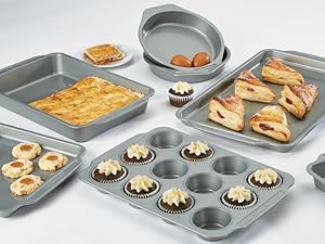 Farberware 12-c. Nonstick Nonstick Bakeware Muffin Pan, Gray