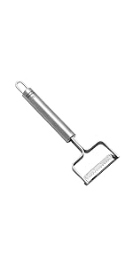 Kuhn Rikon Julienne Peeler with Blade Protector, Stainless Steel Handle