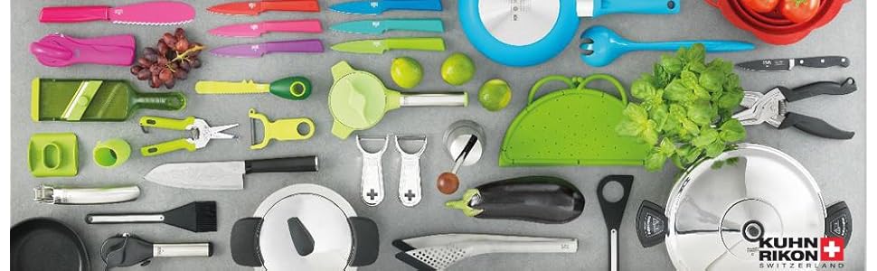 Kuhn Rikon Julienne Peeler with Blade Protector, Stainless Steel Handle