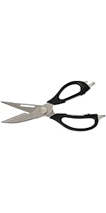 Joyce Chen Original Unlimited Kitchen Scissors All Purpose Kitchen Shears With Comfortable Handles, Red