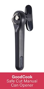 GoodCook Everyday Hand Crank Sifter with Wood Knob, 3 Cup Capacity