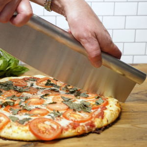 RSVP International Endurance® Rocker Style Stainless Steel Pizza Cutter, 14