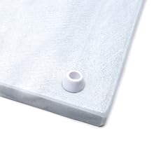 Fox Run Polished Marble Rolling Pin with Wooden Cradle, 10-Inch Barrel, White