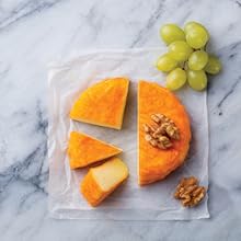 Fox Run Polished Marble Rolling Pin with Wooden Cradle, 10-Inch Barrel, White