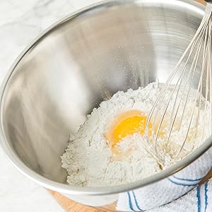 Fox Run Stainless Steel Small Mixing Bowl, 7.25 x 7.25 x 3.75 inches, Metallic