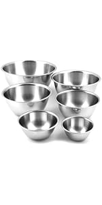 Fox Run Stainless Steel Small Mixing Bowl, 7.25 x 7.25 x 3.75 inches, Metallic
