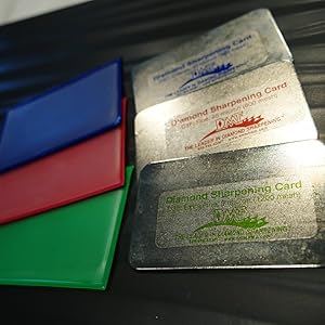 DMT (Diamond Machining Technology) D3C 3-inch Dia-Sharp Knife Sharpener, Coarse Grit, Credit Card Sized, One Size, (D3C)