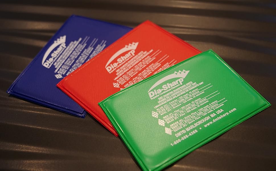 DMT (Diamond Machining Technology) D3C 3-inch Dia-Sharp Knife Sharpener, Coarse Grit, Credit Card Sized, One Size, (D3C)