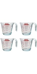 Pyrex 6001075 2 Cup Glass Measuring Cup - Made in USA