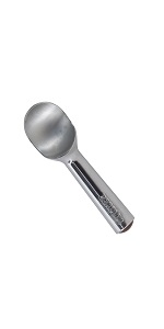 Zeroll Original 4 oz Ice Cream Scoop, Size 10, in Silver/Brown (1010)
