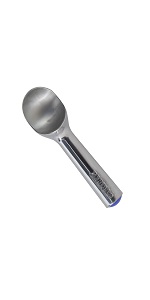 Zeroll Original 4 oz Ice Cream Scoop, Size 10, in Silver/Brown (1010)