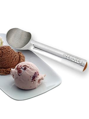 Zeroll, Size 20, in Silver 1020 Original Ice Cream Unique Liquid Filled Heat Conductive Handle Simple One Piece Aluminum Design Easy Release 40 Scoops per, 2-Ounce