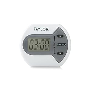 Taylor Digital Timer Counts Up and Down for School, Learning, Projects, and Kitchen Tasks
