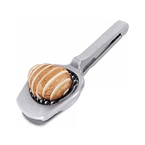 Westmark Mushroom & Egg Slicer – Heavy-Duty Aluminum Cutter with 7 Stainless Steel Blades for Even Slices, Multi-Purpose Food Slicer for Mushrooms, Eggs, Strawberries & Kiwi, Kitchen Essentials