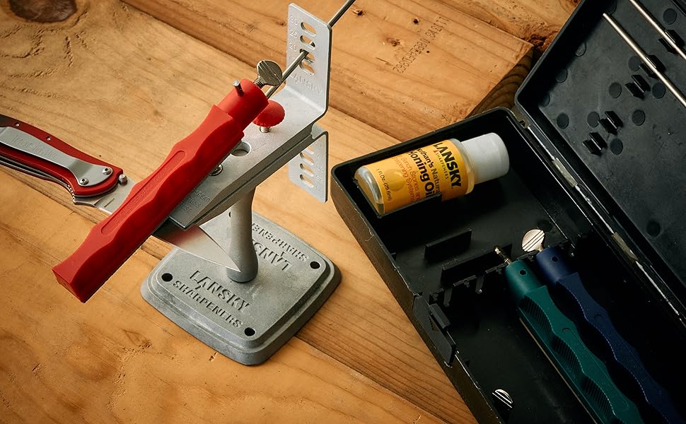 Lansky Standard Coarse Sharpening System with Fine Hones