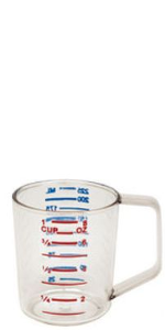 Rubbermaid Commercial Products Food Service Utility Scoop, 64-Ounce, White, for Ice/Bar and Ingredient Use in Restaurant/Kitchen