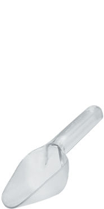 Rubbermaid Commercial Products Food Service Utility Scoop, 64-Ounce, White, for Ice/Bar and Ingredient Use in Restaurant/Kitchen