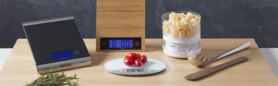 Taylor Digital Kitchen Scale Black