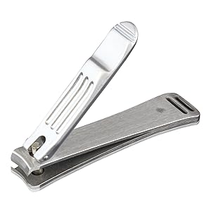 Seki Edge Nail Clippers (SS-106) - Stainless Steel Fingernail Clippers for Men & Women - Sharp Cutting Edges for Thick Nails - Professional & Home Use - Made in Japan