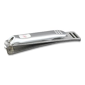 Seki Edge Stainless Steel Toenail Clippers - (SS-107) - Sharp Cutting Edges for Thick Nails for Men & Women - Professional & Home Use - Made in Japan