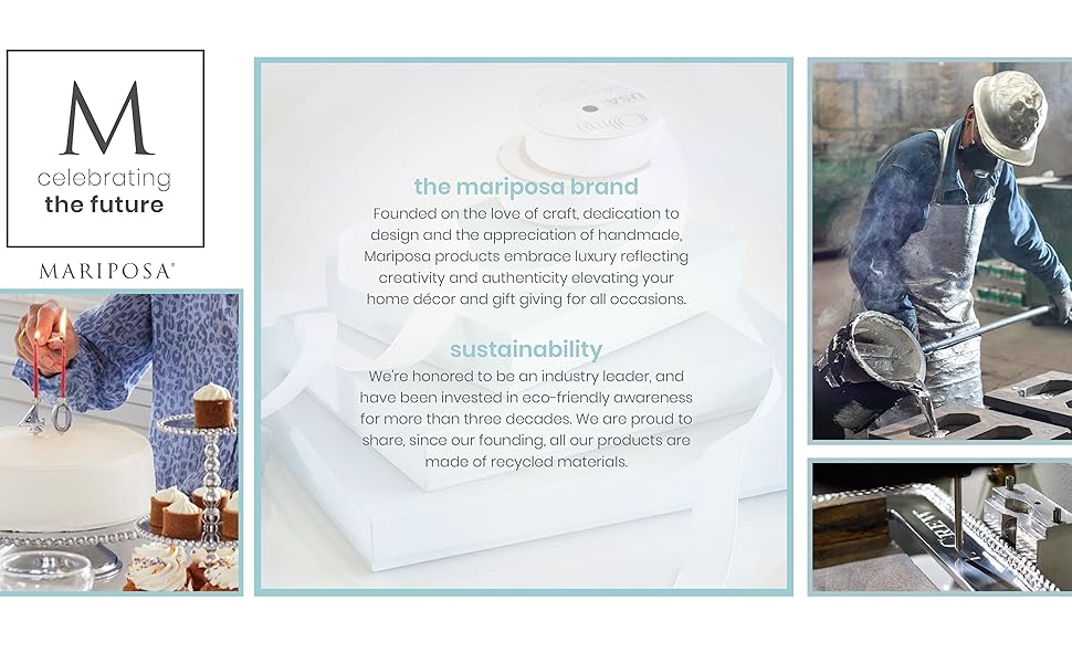 MARIPOSA BEADED WINE COASTER | SILVER | BRILLANTE | BARWARE | WINE PLATES & COASTERS | RECYCLED SANDCAST ALUMINUM | HANDMADE IN MEXICO