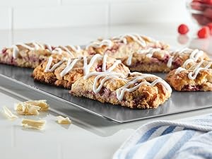 Farberware Insulated Nonstick Bakeware 14-Inch x 16-Inch Jumbo Cookie Sheet, Light Gray