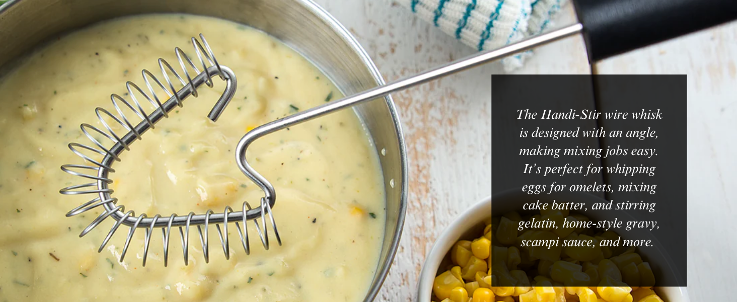 Rada Cutlery Handi-Stir Whisk (R117), 2.5